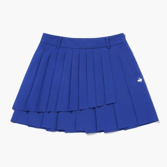 르꼬끄골프 [여주점] 여성 언발란스 잔플리츠 스커트 GQ222LSK41  TBLU