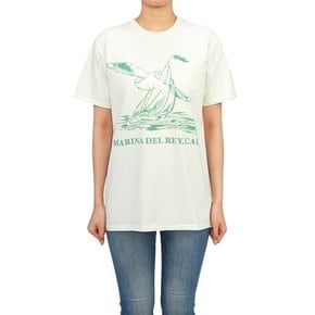 와일드동키 여성 반팔티셔츠 T MARINA DEL REY LIGHT DYED GREEN W