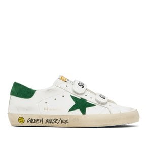 키즈 화이트 올드스쿨 주니어 스니커즈 GTF00111.F005315.10502 White/Green