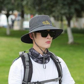 사파리 등산 모자 마운틴 낚시 캠핑 등산모자 남녀공용 사파리모자 정글모자 햇빛가리개 벙거지