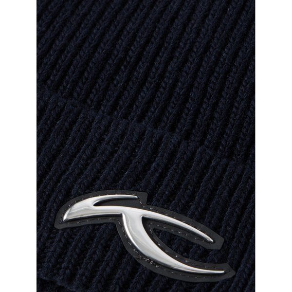 쉬스 로고 아플리케 리브 니트 비니 46376663162979821