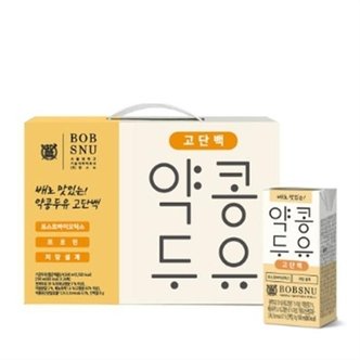  밥스누 배로 맛있는 약콩두유 고단백 24입