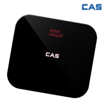 CAS 카스 프리미엄 디지털 체중계 X12 (울트라 딥블랙 바디, 레드LED라이트 )