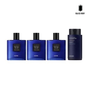 보닌 더 캐릭터 로열 블루 에멀전 140ml x3 + 릴리프 샴푸 250ml