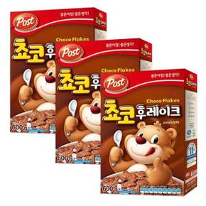 포스트 쵸코후레이크 600g*3개