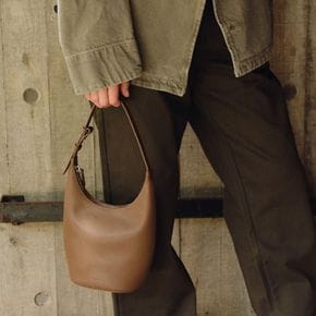 Mini Around hobo bag Brandy brown