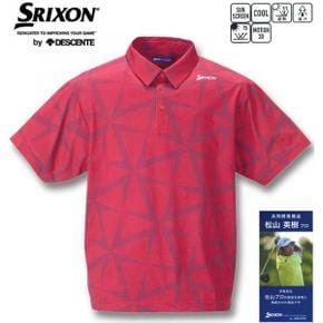 5833001 큰 사이즈 남성 SRIXON 윈드밀 프린트 반소매 셔츠 핑크 3L 4L 5L 6 CA3496931