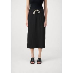 4754488 GAP JAPAN LOGO MIDI SKIRT - A-line skirt true black