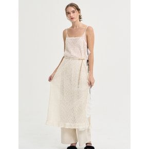 Melody Lace Layered Ruffle Dress_Cream