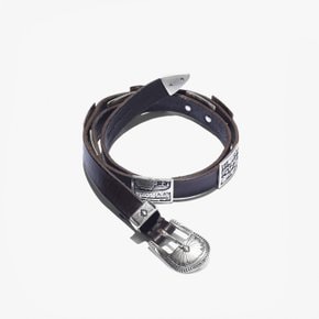 러스트무드 벨트 RUC1M80002 STUDDED LEATHER BELT (HAND MADE BY ITALIAN ARTISANS) T.MORO