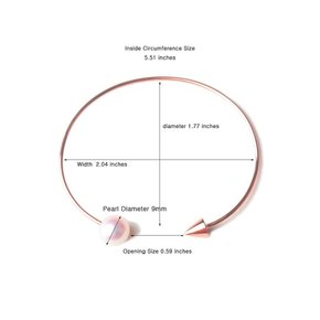 페어리 컬렉션 빅 진주 뱅글 14k Gold