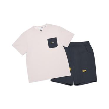 내셔널지오그래픽키즈 K252UPB010 5부 상하SET BEIGE