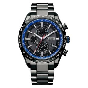 [CITIZEN] ATTESA   ) AT8185-97E Z 35 시계 아테사 에코 드라이브 전파 시계 (블루 블랙 남성