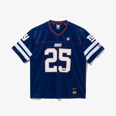 뉴에라 NFL 뉴욕 자이언츠 폴리에스터 티셔츠 비콘 블루 14679793