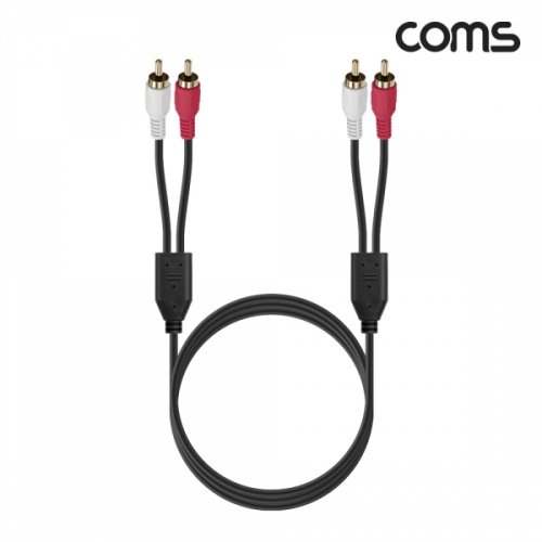 RCA 케이블 to 2선 1m 2RCA M M X ( 2매입 )