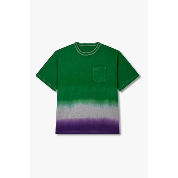 남성 가먼트다잉 코튼 저지 티셔츠 6425321110000