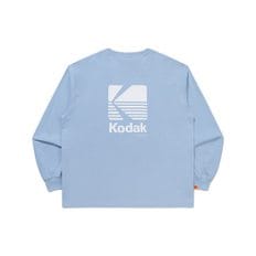 [공식]에센셜 빅로고 긴팔 티셔츠 SKY BLUE