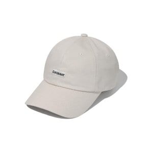 모자 CQK CO2400CA04-CM [스탠다드 핏] 어센틱 스몰 로고 볼캡 크림