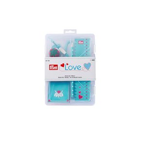 Prym 651222 Love Starter Set Nähen mint Nähset, 25 x 17 6,5 cm