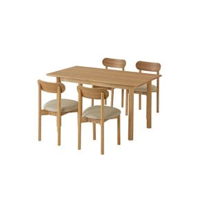 로네 식탁 4인세트 140cm_체어4EA (컬러 택1)