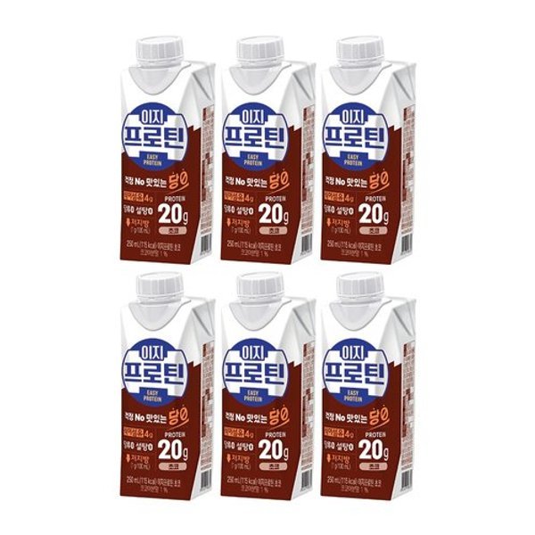 이지프로틴 당제로 초코 드링크 250ml X6개