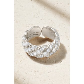 DAVID YURMAN 데이비드 율만 18K 화이트 골드 다이아몬드 반지 46376663162906020