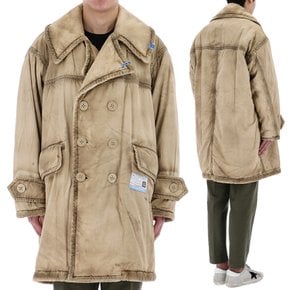 국내배송 23FW 미하라야스히로 패드 퍼 코트 A11CT042 BEIGE