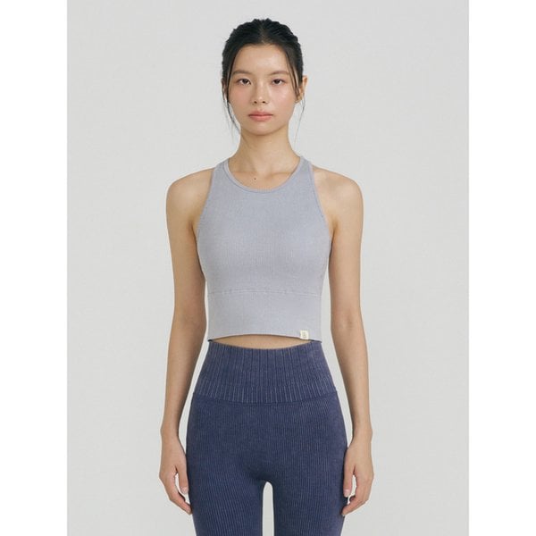 심리스 레이서백 크롭탑