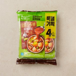 풀무원 정통순두부찌개양념 140g*4