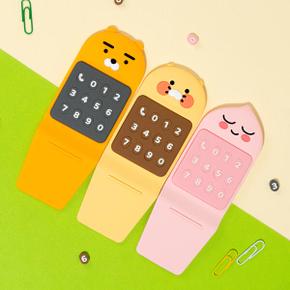 /더블유아이 카카오프렌즈 넘버꾹 대시보드 주차번호판