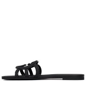 25SS 블랙 인터로킹 G 슬라이드 샌들 780307 J8700 1000