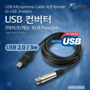 Coms USB 컨버터마이크 헤드폰 캐논 F (W770F87)