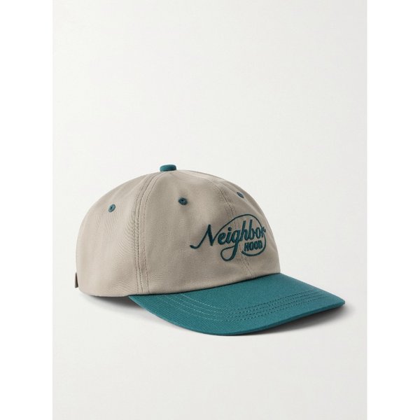 네이버후드 투톤 로고 자수 트윌 베이스볼 캡 46376663162915414