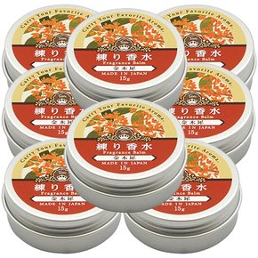 일본제조 바르는 고체 향수 금목서 핸드크림 보습크림 15G 8팩 Osmanthus