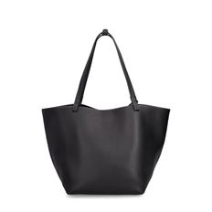 더 로우 여성 Park Tote 가죽 토트백 Black 79ISQD018 5648047