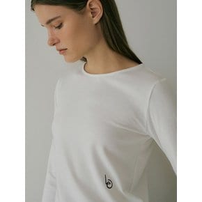 SYMBOL NAPPING CROP T-SHIRT (2COLORS)