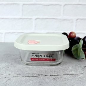 코멕스 오븐글라스 전자렌지 요리용기 정사각 520ml 1개