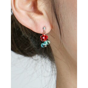 Flower Garden Silver Earring Ie276 [Silver]