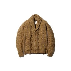 Alpaca Mixed Knit Cardigan  KN-22AU201