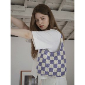 No.04 / Checks Bag _ Purple