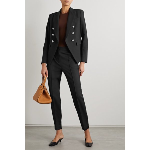 베로니카비어드 밀러 디키 더블 브레스티드 그랭 드 푸드르 블레이저 블랙 24092600056996899