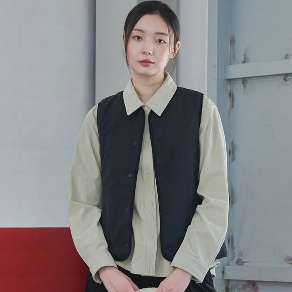 [부산점] 여성 써모퍼프 리버서블 패딩 베스트 7L61469