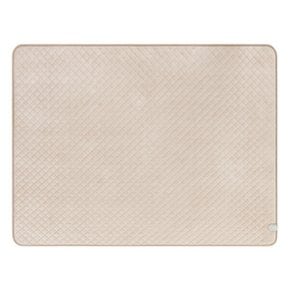 EMF 극세사 분리난방 탄소 전기장판 베이지 240X200