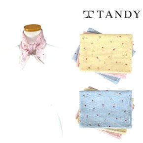 TANDY 리본체리 손수건 스카프