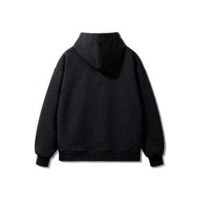 포시즌 Embroidered 투웨이 후드집업 BK7993_블랙
