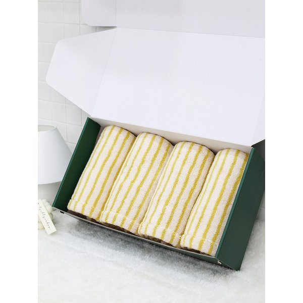 1퍼센테이지 피카 220g 30수 코마사 타올 4P 선물세트