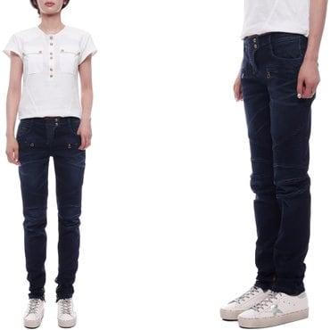 발망 여성 스키니 워싱 바이커진 (5457 159N C3300)