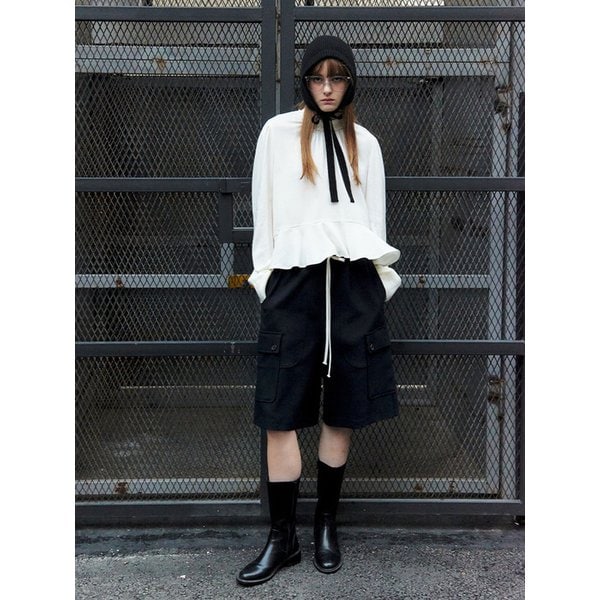 [리퍼브] 24 Winter_ Ivory High Neck Blouse