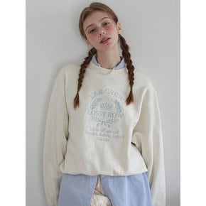 L&R CREW Logo sweatshirt _Cream