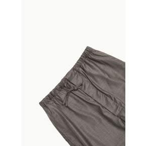 GCG 26FW No.288 Fine Wool Drawstring Trousers, Dust